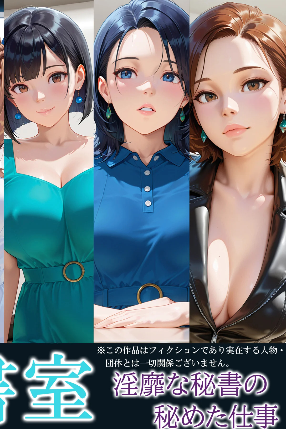 淫乱秘書室 淫靡な役員秘書の秘めた仕事 サンプル4ページ目