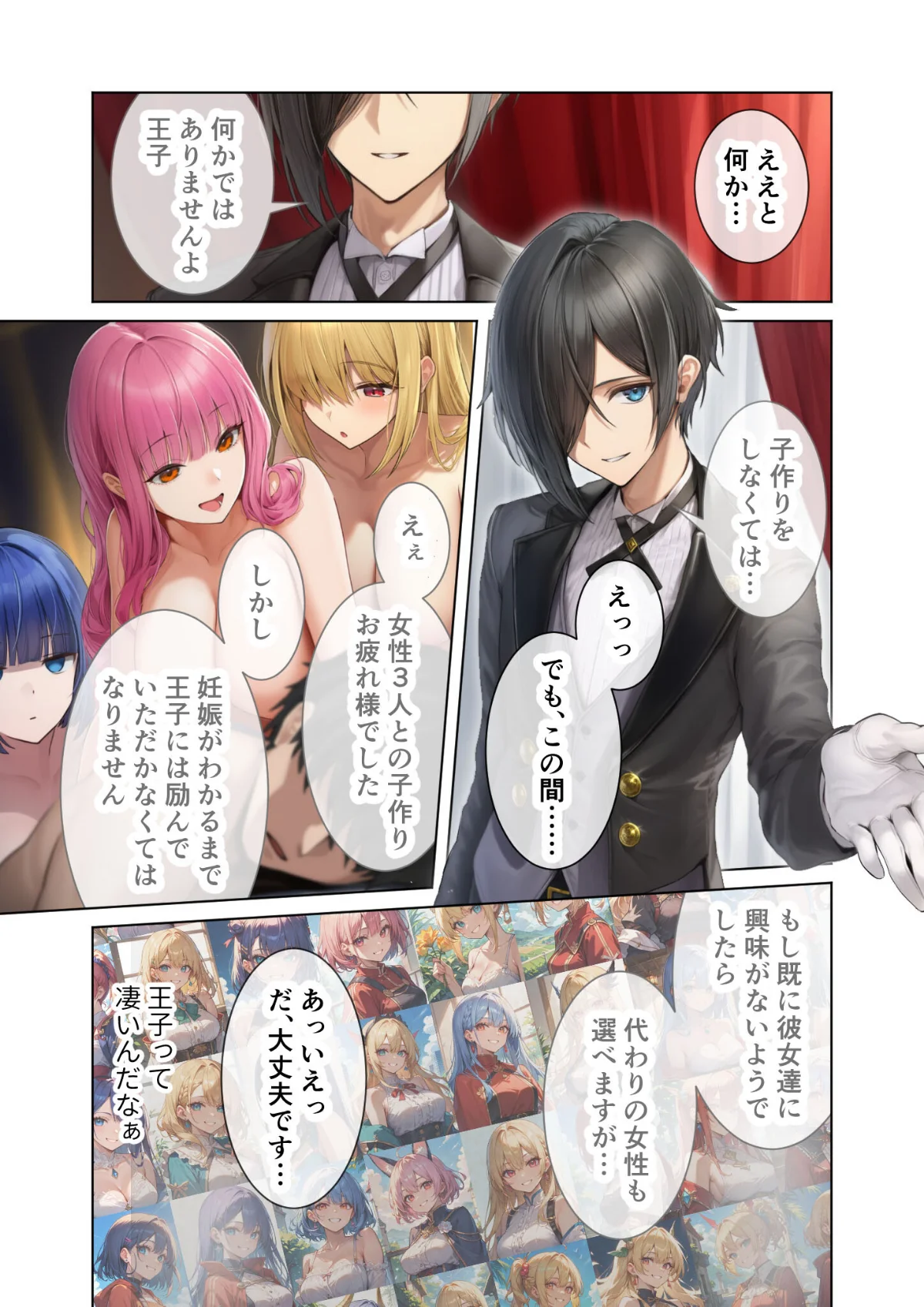 異世界王族転生！嫁候補セックスバイキング 3巻 12ページ