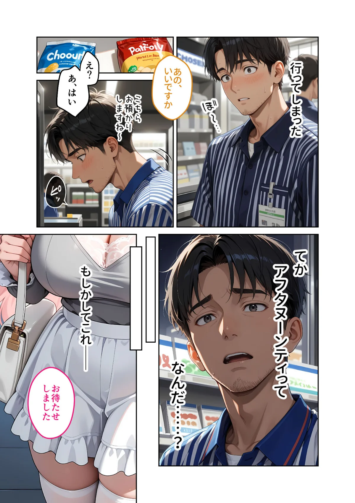 お客様はおっぱいです。 モザイク版 3巻 5ページ