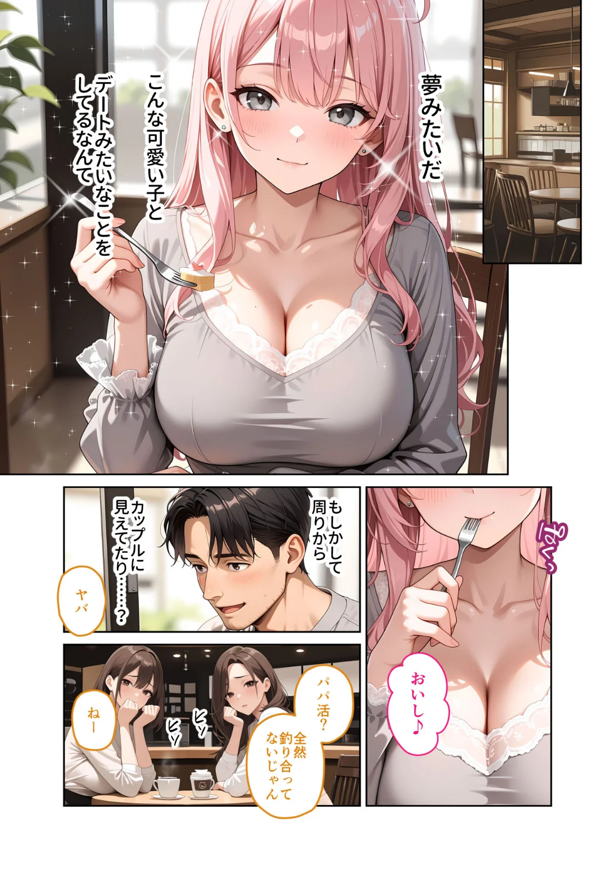 お客様はおっぱいです。 モザイク版 3巻 8ページ