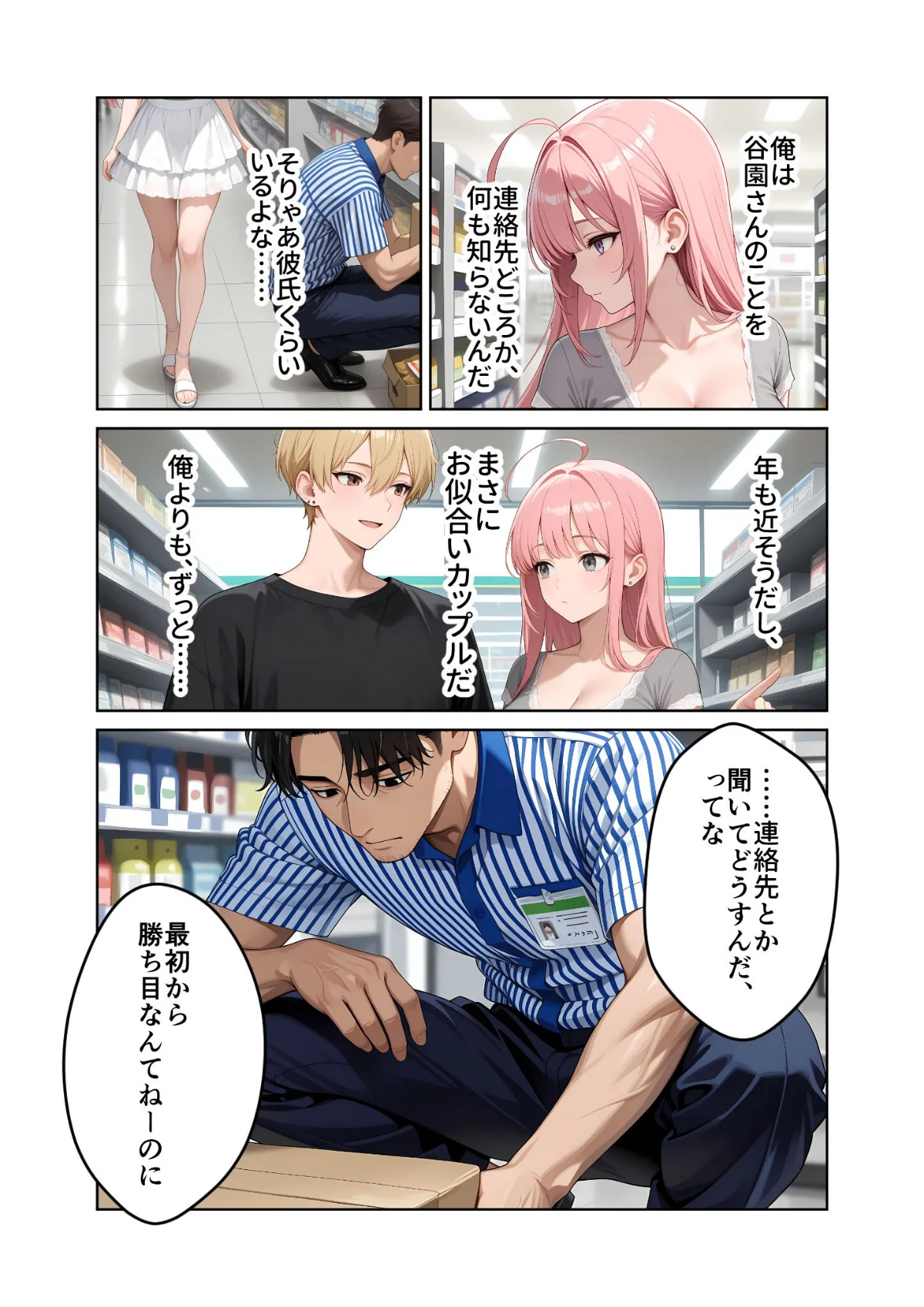 お客様はおっぱいです。 モザイク版 4巻 5ページ