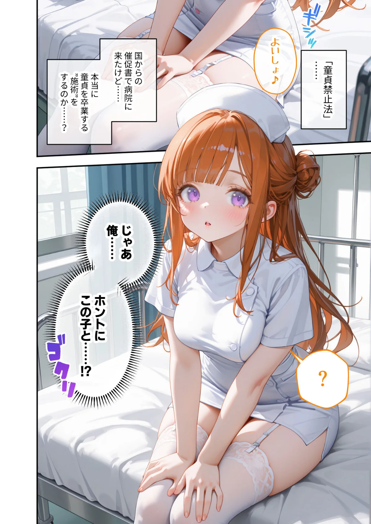 童貞撲滅！セックス・クリニック モザイク 4巻 9ページ