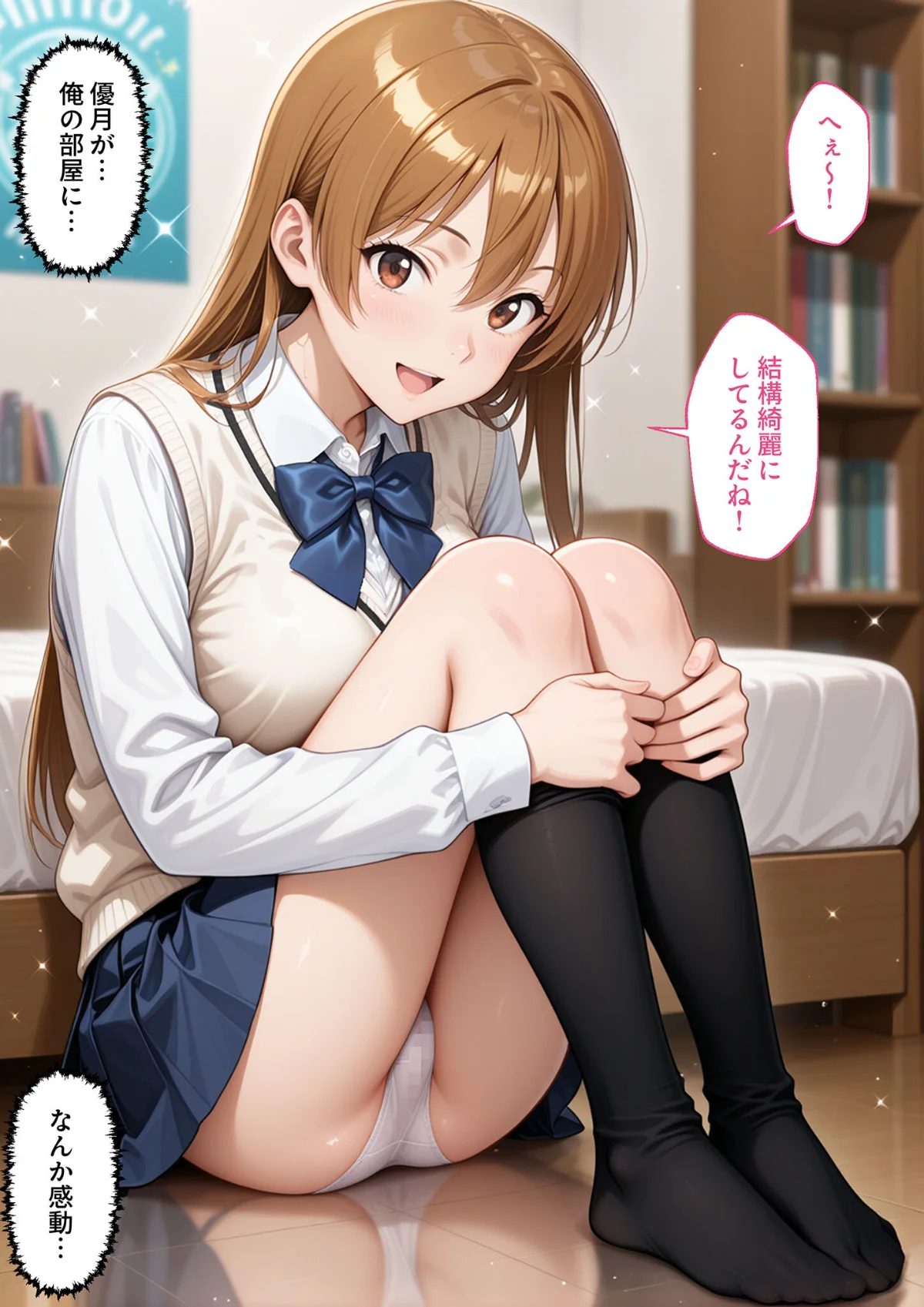 彼女がこの家で兄とオヤジに抱かれている事を俺はまだ知らない。 モザイク版 サンプル11ページ目