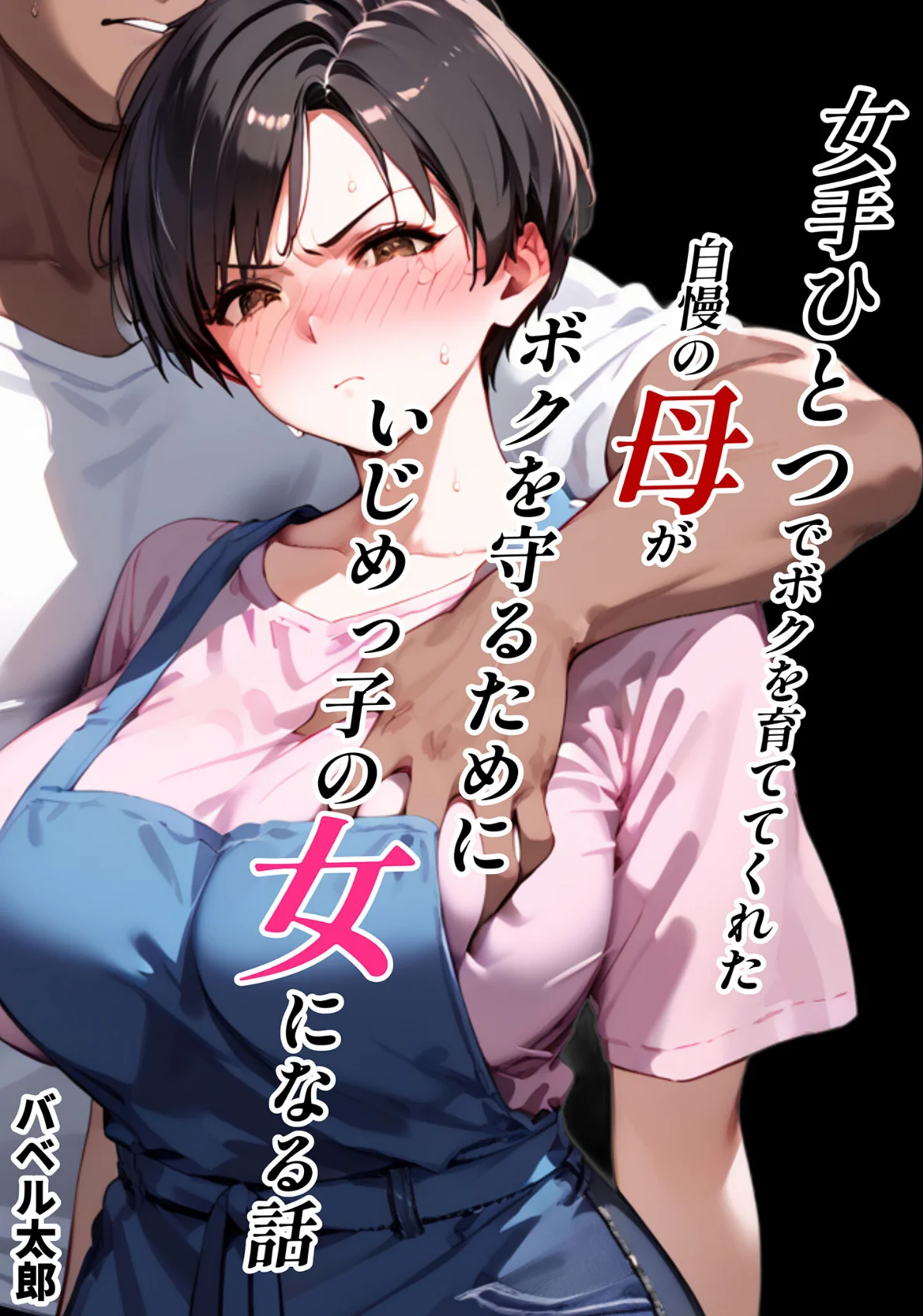 【全2作収録】女手ひとつでボクを育ててくれた自慢の母がボクを守るためにいじめっ子の女になる話 1＆2 モザイク版 サンプル3ページ目