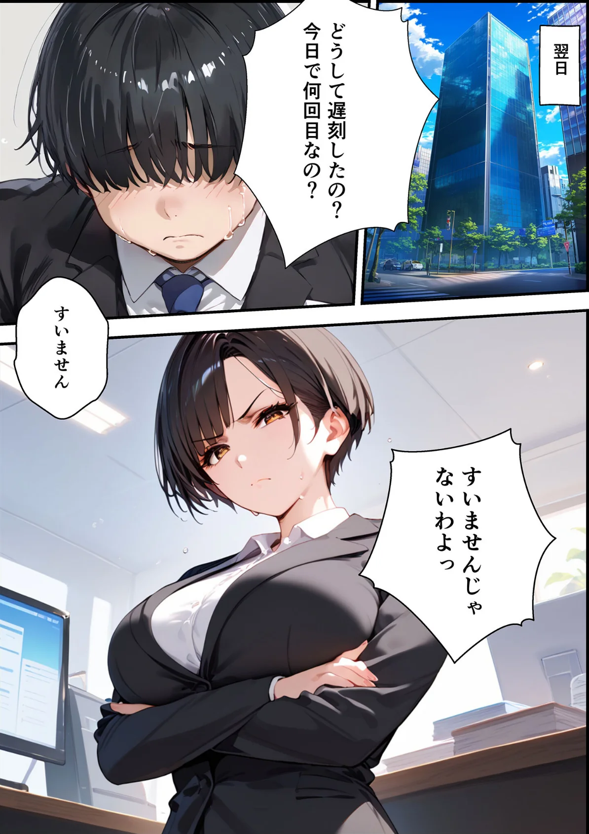 【全2作収録】女手ひとつでボクを育ててくれた自慢の母がボクを守るためにいじめっ子の女になる話 1＆2 モザイク版 サンプル10ページ目