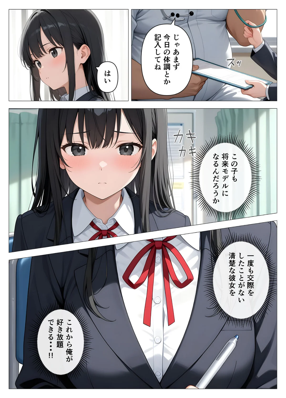 内科検診の担当医になって●●●●を好き放題 モザイク版（単話） サンプル8ページ目